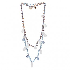 Collana uncinetto con Goccie Collana uncinetto con Goccie